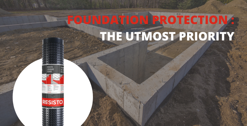 resisto drainage board protection